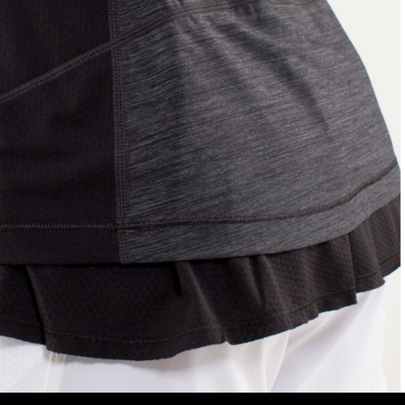 Nwot Lululemon Run: In The Sun Long Sleeve Black and grey - Picture 4 of 11
